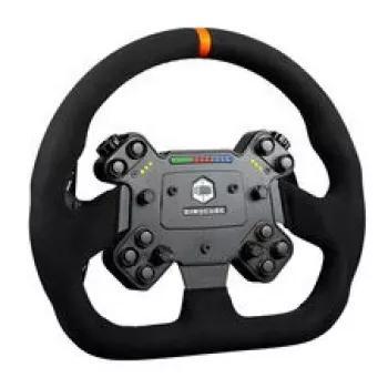 Volante de simracing Simucube Valo GT-23 SC3, 320 mm de diâmetro, design GT, encaixe rápido SC3 – preto, camurça