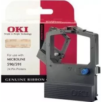 OKI 09002316 - fita - 1 x preto, 4 milhões de caracteres, para Microline 590, 590 Elite, 591, 591 E (9002316)