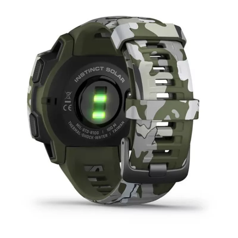 Relógio GPS Garmin Instinct Solar Camo Edition camuflagem