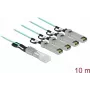 Cabo ótico ativo QSFP+ para 4 x SFP+ 10 m DeLOCK 84073