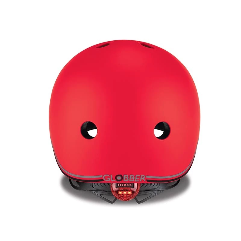 Globber | Vermelho | Capacete | Go Up Lights, XXS/XS (45-51 cm)