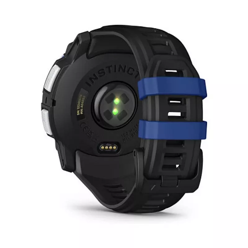 Smartwatch GARMIN Instinct 3,05 cm (1,2 polegadas) AMOLED 45 mm 390x390 px ecrã tátil preto branco GPS 4 GB 53 g pulseira de silicone