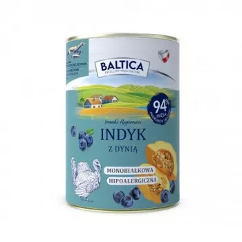 BALTICA Sabores Regionais Peru com Abóbora - Comida húmida para cães - 400g