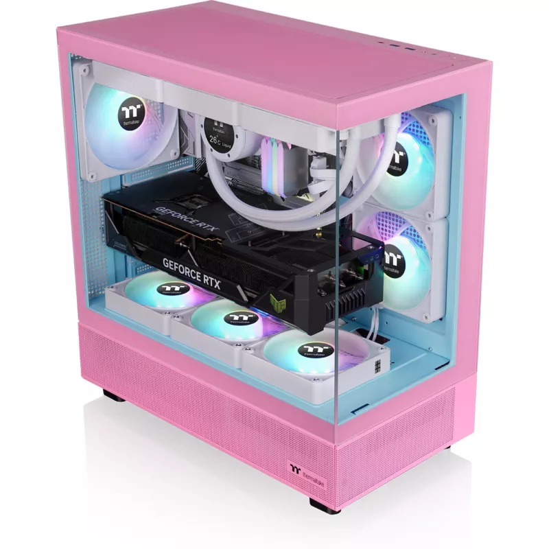 Thermaltake View 270 Plus TG ARGB Bubble Pink - caixa - ATX - Midi/Mini Tower - ATX