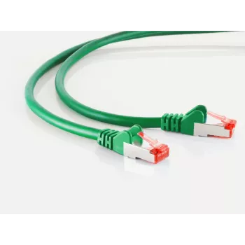 Cabo patch RJ45 S/FTP Cat6 0,25 m ShiverPeaks verde