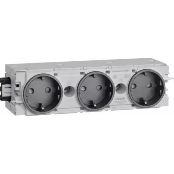 Tomada Hager GS30009011 grafite (GS30009011)