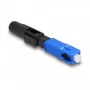 Conector rápido de fibra ótica DeLOCK SC simplex macho UPC para montagem no local