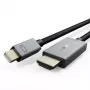 Cabo Mini DisplayPort para HDMI CABLETIME 1 m, 4K@30Hz, cabo adaptador passivo