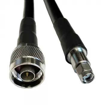 Cabo LMR-400, 5 m, N-macho para RP-SMA-macho