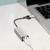 Adaptador USB-A/-C para Ethernet 2,5G, cinzento