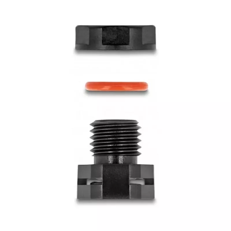 Tampão de ventilação DeLOCK M6 preto 2 unid. poliamida