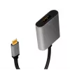 LogiLink CUA0102 cabo USB 3.2 Gen1 Type-C para DisplayPort 0,15 m preto