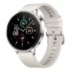 Smartwatch ONEPLUS OnePlus Watch 3 43mm, 1,32 polegadas AMOLED 466×466, titânio/prateado, bracelete de borracha branca, GPS, Wi‑Fi
