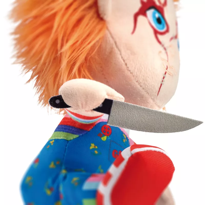 Peluche de peluche Chucky da schmidt spiele, modelo 42840, brinquedo de personagem macio