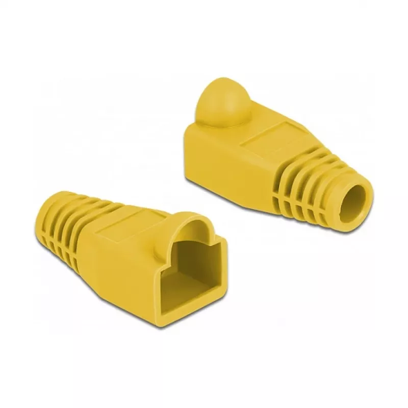 Alívio de tração para ficha RJ45 DeLOCK 86723 amarelo 20 unid.