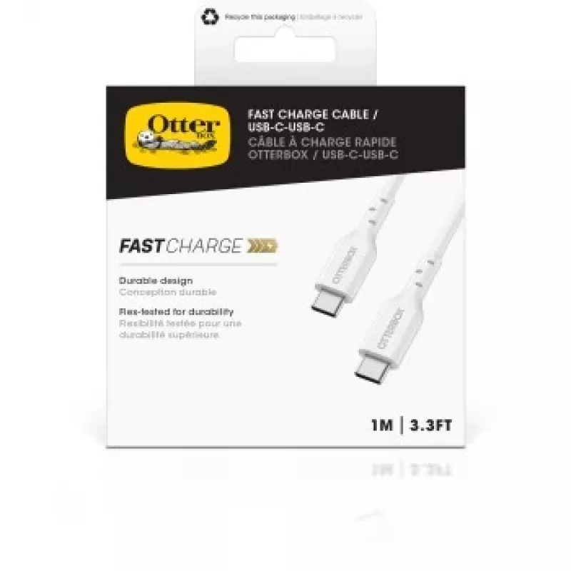 Cabo USB-C para USB-C OTTERBOX 78-81359, 24 pinos, 1 m, 3 A