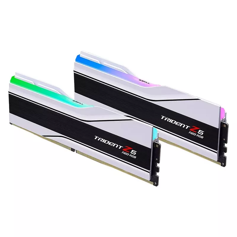 Módulo de memória G.SKILL DDR5 64 GB (2x32 GB) 6000 MT/s CL28 DIMM de 288 pinos EXPO RGB com dissipador