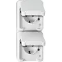 Merten MEG2328-8019. Corrente (máxima): 16 A. Largura: 73 mm, profundidade: 60 mm, altura: 165 mm (4074949)
