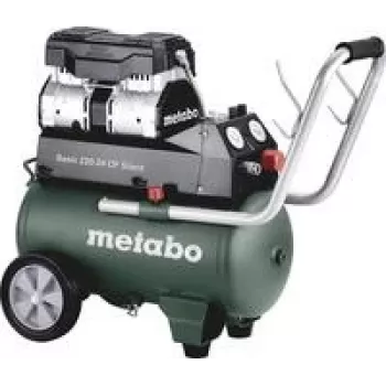 Compressor de ar comprimido Metabo Basic 220-24 OF Silent — depósito 24 L, isento de óleo, modelo 601593000