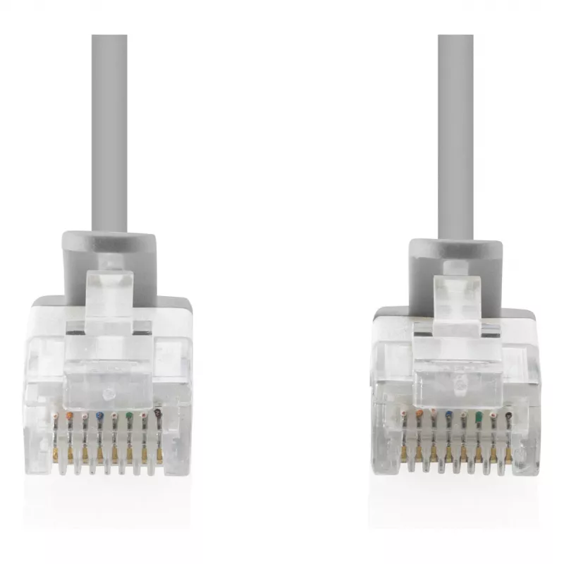 Cabo de rede DIGITUS CAT 6 U-UTP fino, 2 m, cinzento