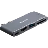 Hub CANYON DS-5 5 em 1 Thunderbolt 3 4K cinzento-espacial