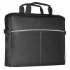 Mala para portátil DEFENDER Lite 39,6 cm (15,6 polegadas) preto/cinzento, poliéster, fecho de correr, pega de transporte, alça removível