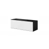 Conjunto de móveis de sala Cama ROCO 3 (2xRO3+2xRO4+2xRO1) preto/preto/branco