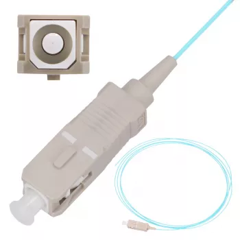 Extralink SC/UPC Pigtail Multimodo OM3 50/125 µm 2 m FTTH, Easy Strip