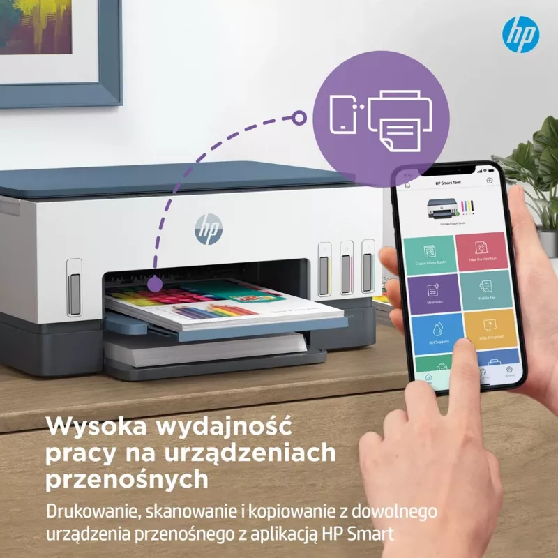 Impressora multifunções jato de tinta térmica HP Smart Tank 675 A4 4800 x 1200 DPI 12 páginas/min. Wi-Fi