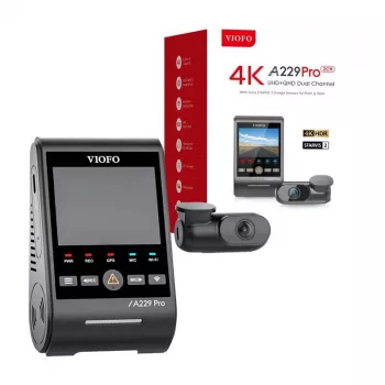 Videogravador VIOFO A229 Pro 2CH-G GPS