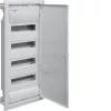 Hager Volta VU48NE quadro elétrico de encastrar, 4 filas, 48 módulos, IP30, porta metálica, 348×755,5×98 mm, branco