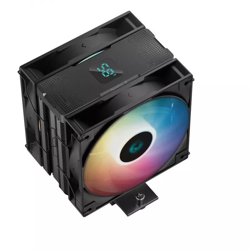 Dissipador de ar para processador DeepCool AG400 Digital Plus 12 cm preto 1 unid.