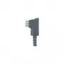 Adaptador telefónico helos TAE-F macho preto | Adaptador de linha analógica para tomadas TAE