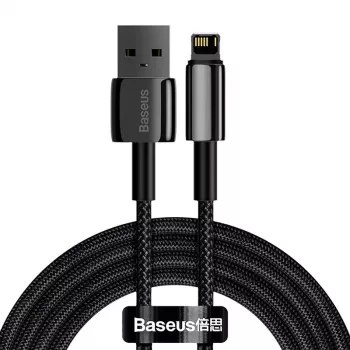 Cabo Lightning Baseus CALWJ-A01 2 m preto 2,4 A