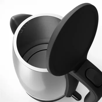 Chaleira elétrica Tristar WK-1348 — 2200 W, 1,7 l, aço inoxidável, base rotativa 360°