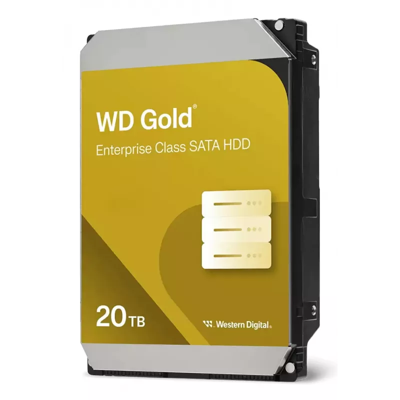 WD Gold WD203KRYZ - Disco rígido - Enterprise - 20TB - interno - 3,5 (8,9 cm) - SATA 6Gb/s - 7200 rpm - Cache: 512MB (WD203KRYZ)