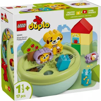 LEGO DUPLO Classificador de Formas Casa dos Cachorrinhos 10441, 17 peças, para crianças de 1½–5 anos