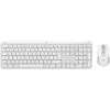 Logitech Signature Slim Combo MK950 - conjunto teclado-rato - 100% tamanho completo - sem fios - Bluetooth 5.1 LE - QWERTY - US International - branco sujo (920-012491)