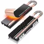 Dissipador de calor com heatpipe GrauGear SSD M.2 NVMe 2280 grafeno-cobre (G-M2HS07-GC)