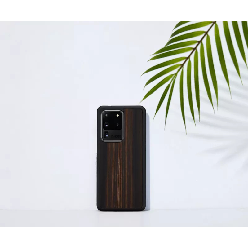 Capa para telemóvel Man and Wood Galaxy S20 Ultra ébano preto — capa protetora para smartphone