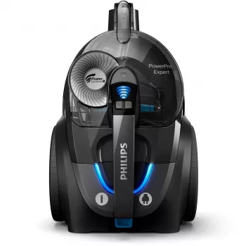 Aspirador vertical Philips PowerPro Expert FC9747/09 — 900 W, 2 l sem saco, HEPA, preto