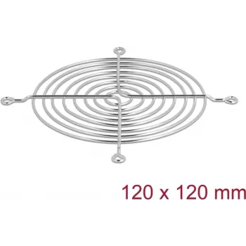 Grelha para ventoinha DeLOCK 67308 metal prateado 113,8 mm