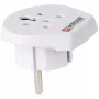 Adaptador de viagem SKROSS Country Índia-Israel-Dinamarca para Europa - Adaptador para tomada elétrica - tipo K, tipo D, tipo H (W)