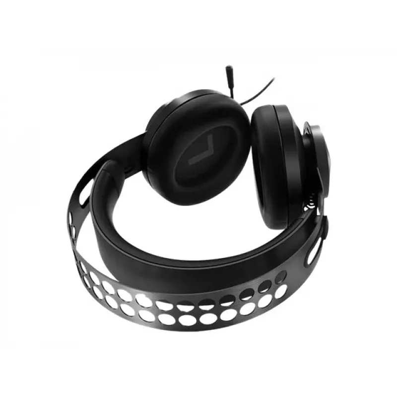 Headset Lenovo Legion H500 Pro com fios com arco de cabeça gaming cinzento