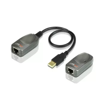 Extensor USB 2.0 ATEN sobre Cat5e/6 (60 m), 31 mm, 63 mm, 21,9 mm, 170 g, 40 g, 20 g