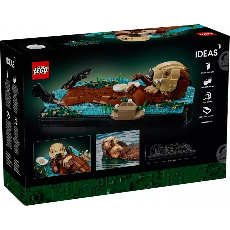 LEGO IDEAS 21366 Lontras Marinhas Flutuantes