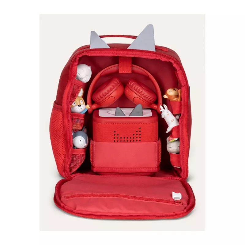 mochila Tonies – vermelho (vermelho/cinzento)