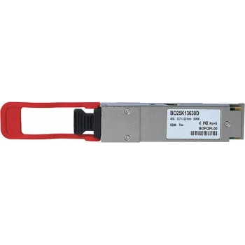 Transceptor QSFP de fibra ótica BlueOptics BO25K13630D 40GBASE-ER4L 30 km 1310 nm