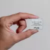 Interruptor inteligente Shelly Qubino Wave PM Mini, 1 canal, de encastrar, Z-Wave, sem fios, 110–240 V AC / 24–30 V DC, cinzento