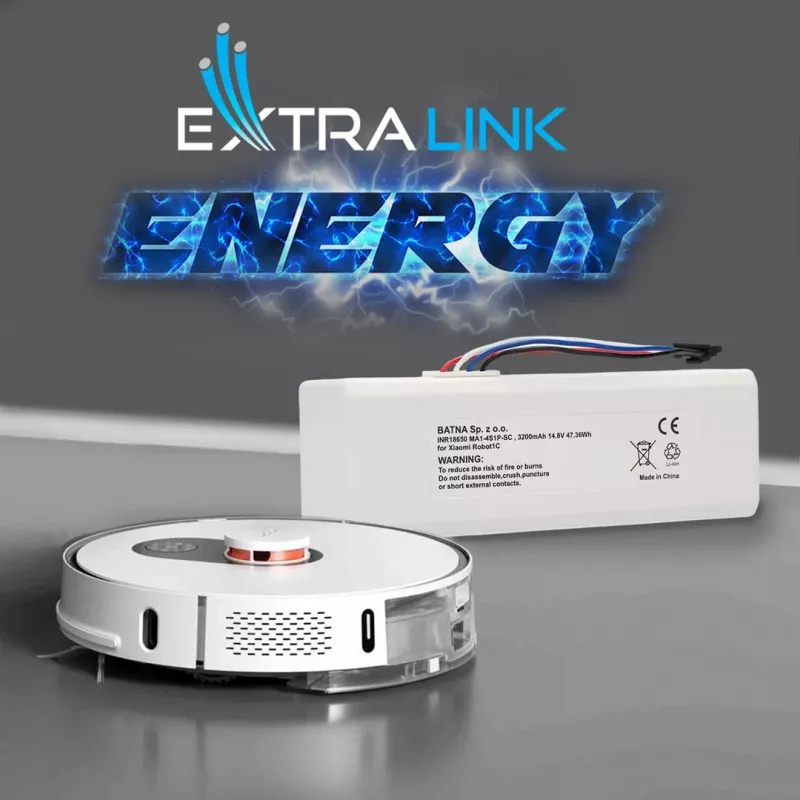 Bateria para robô Xiaomi 1C P1904-4S1P-MM, 3200mAh, 47,36Wh, STYTJ01ZHM Mijia 1C P1904-4S1P-MM (Dreame MC1808)